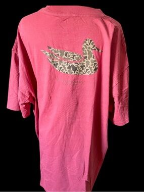 Southern Marsh Muted Red Duck Camo Graphic Tee - Men  Sz 2XL, NWT
